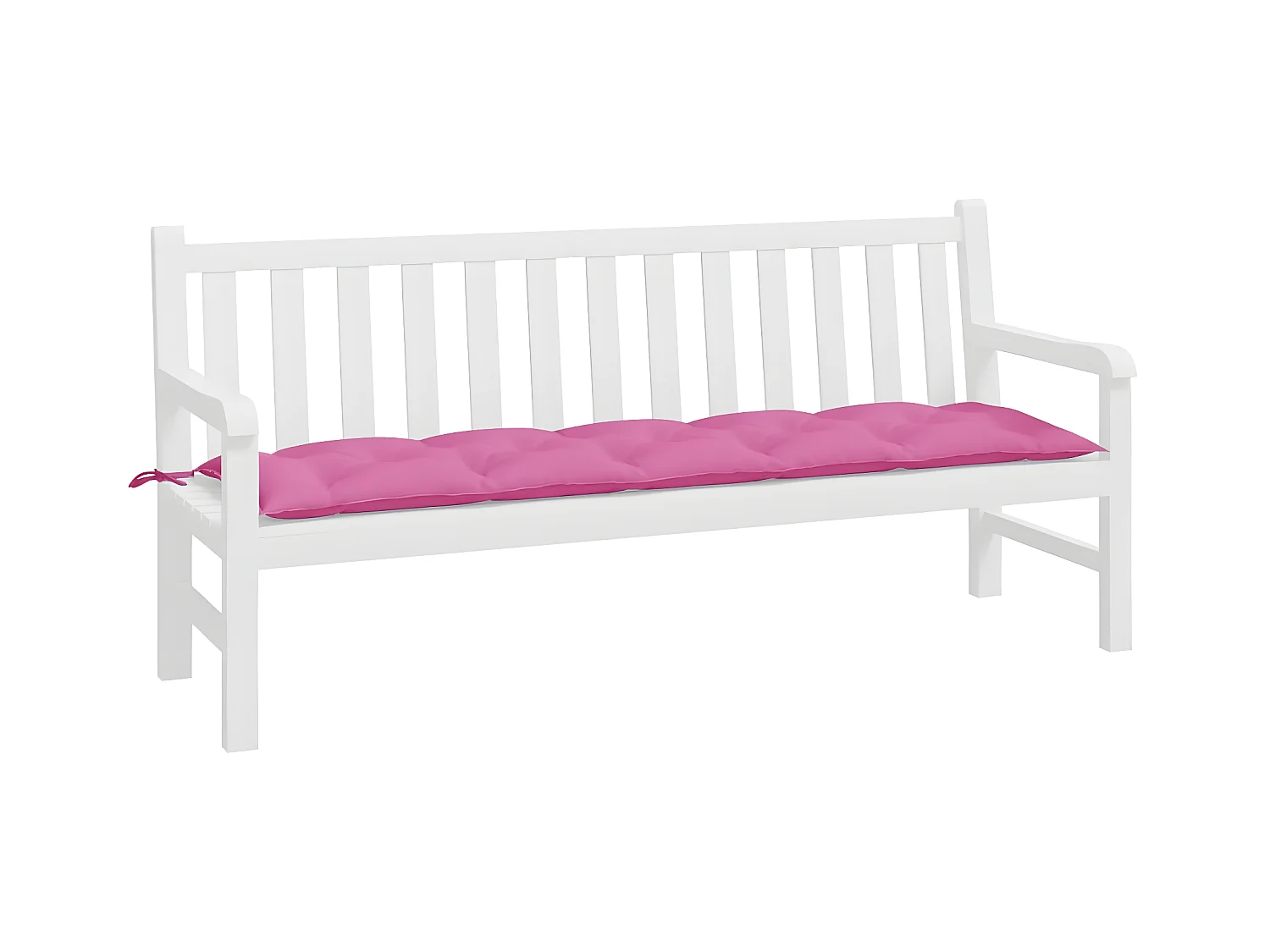 Tuinbankkussen 180x50x7 cm oxford stof roze NL355413