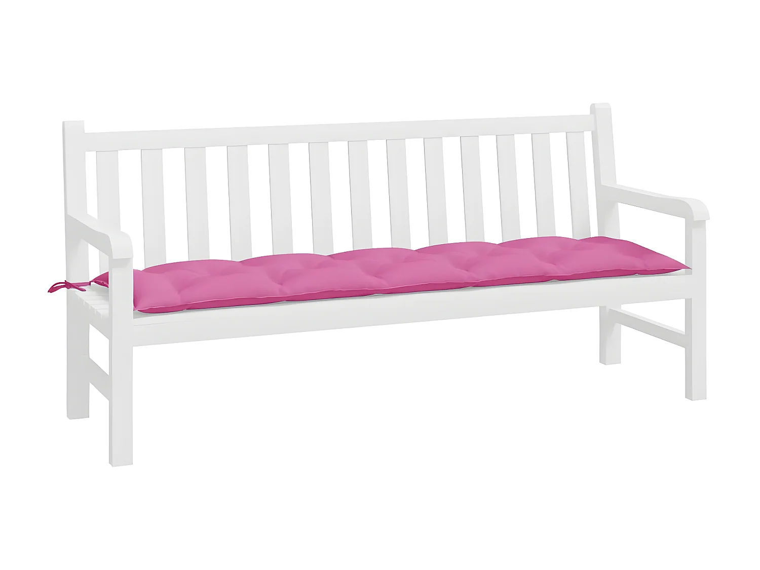 Coussin de banc de jardin rose 180x50x7 cm tissu oxford OFR82969