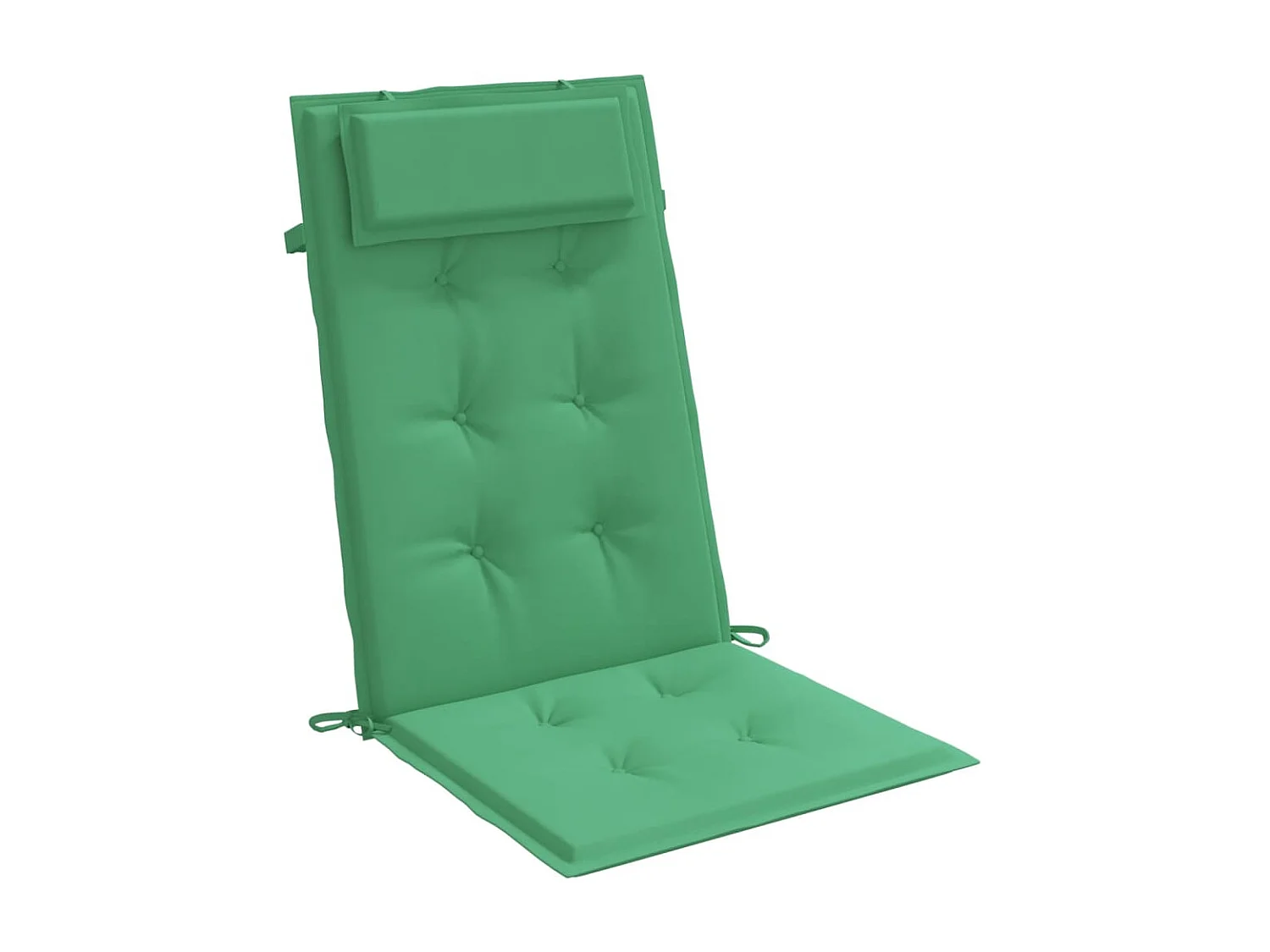 Cojines de silla con respaldo alto 2 uds tela Oxford verde ES589673