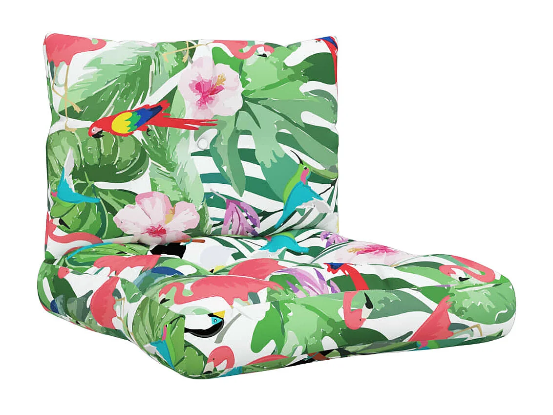 Coussins de palette 2 pcs multicolore tissu Oxford OFR31824