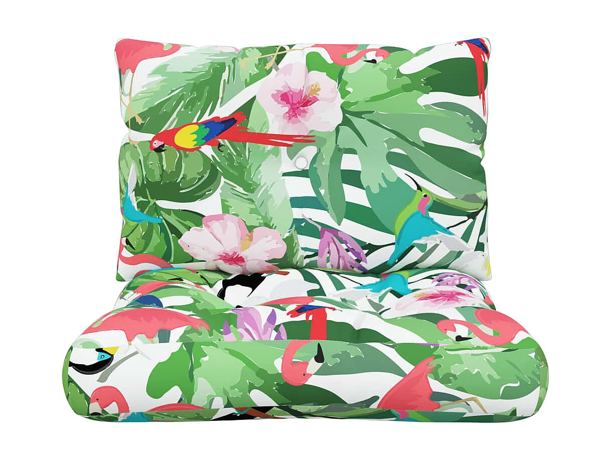 Coussins de palette 2 pcs multicolore tissu Oxford OFR31824