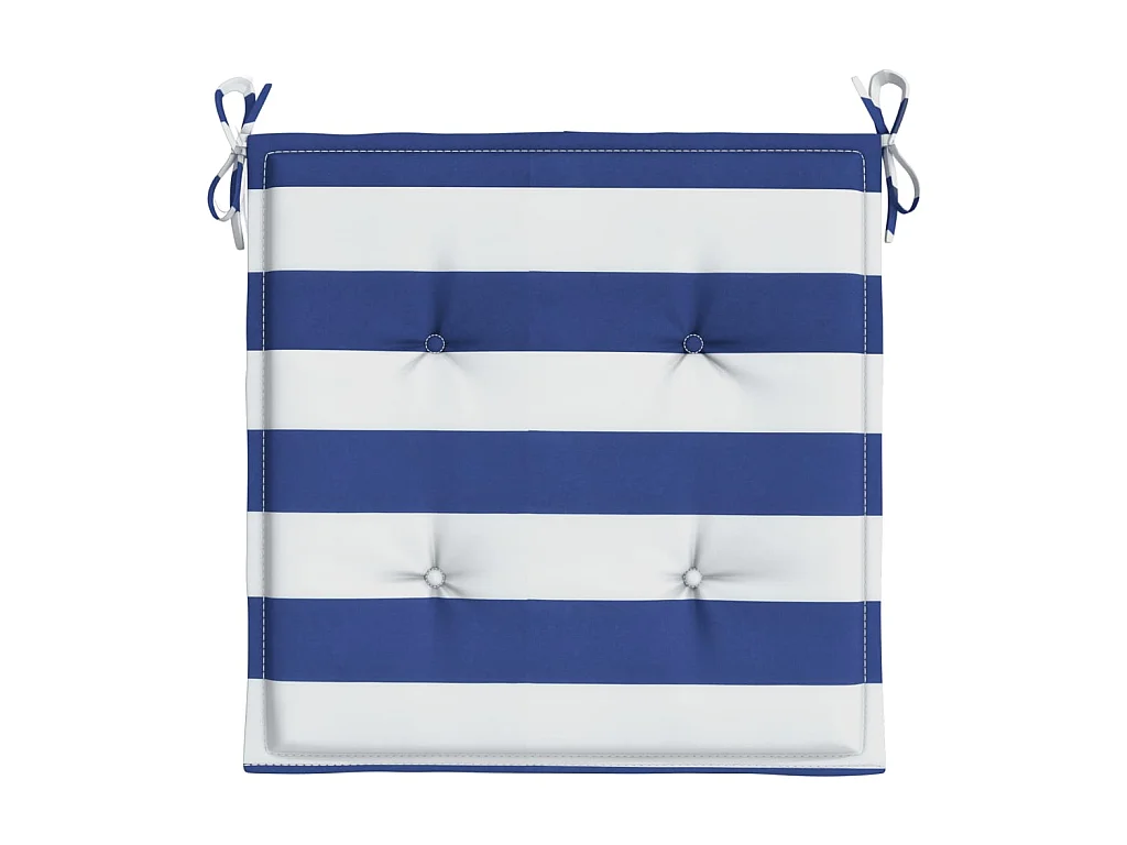 Coussins de chaise de jardin Lot de 6 50x50x3 cm tissu OFR21936