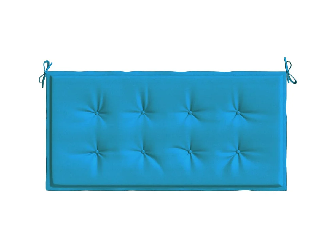 Coussin de banc de jardin bleu 120x50x3 cm tissu oxford OFR83479