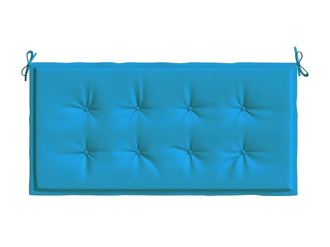 Coussin de banc de jardin bleu 120x50x3 cm tissu oxford OFR83479