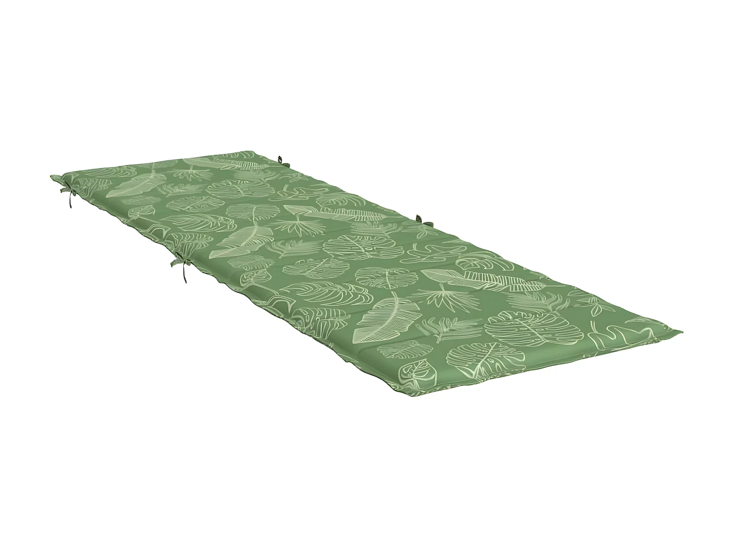 Coussin de chaise longue motif de feuilles tissu oxford OFR12378