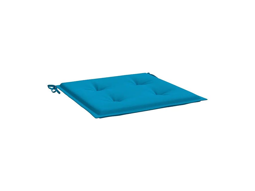 Tuinstoelkussens 6 st 50x50x3 cm oxford stof blauw NL522613