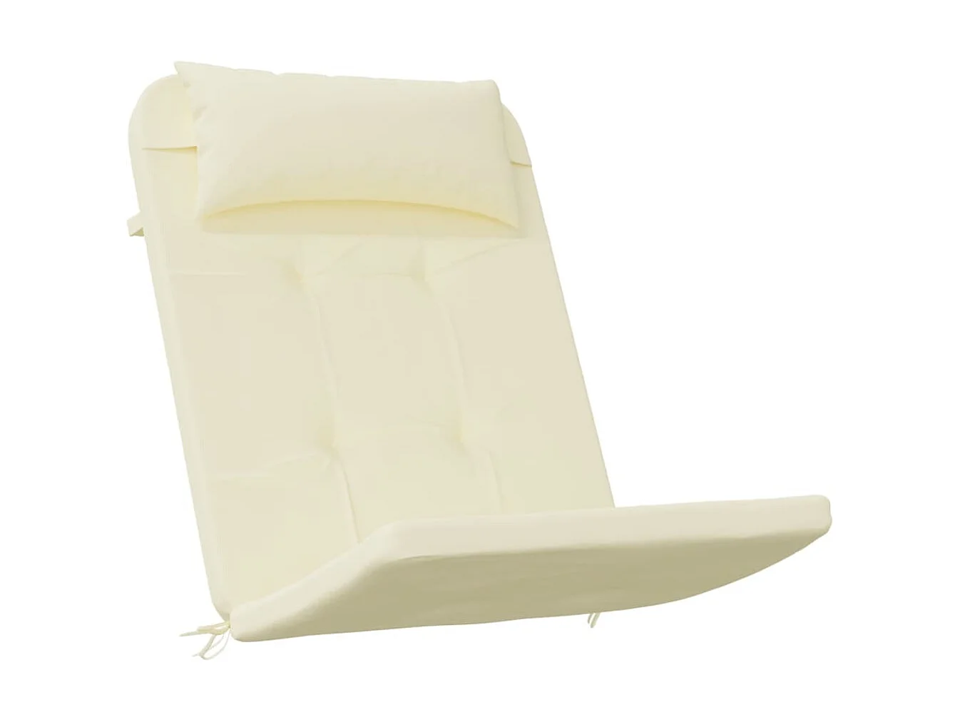 Coussins de chaise adirondack Lot de 2 crème tissu oxford OFR29444