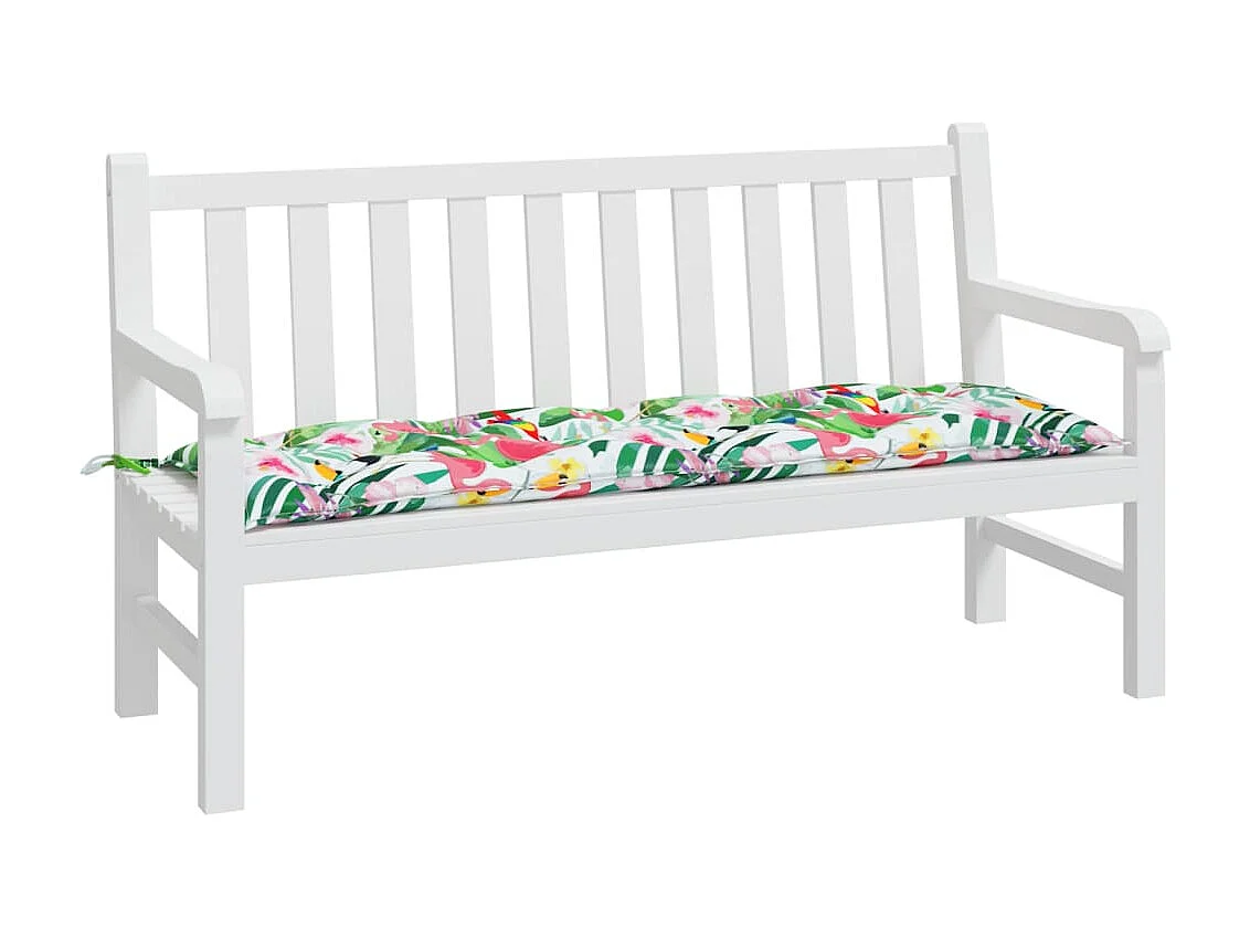 Cojín de banco de jardín tela Oxford multicolor 150x50x7 cm ES655564