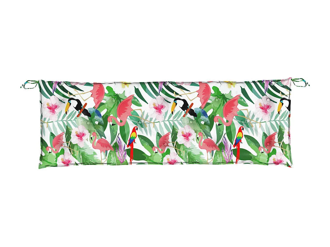 Coussin de banc de jardin multicolore 150x50x7 cm tissu oxford OFR31895