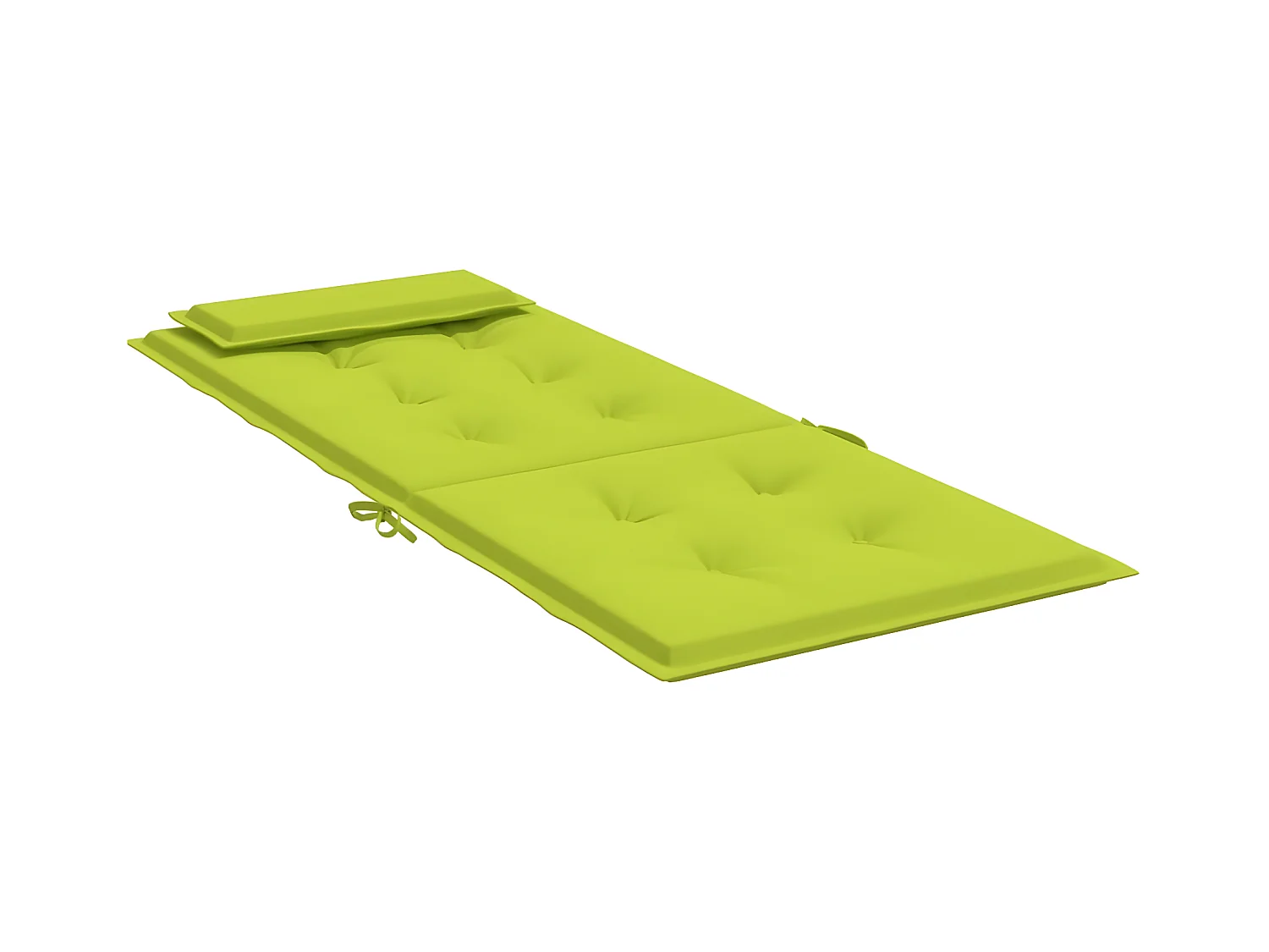 Almofadões p/ cadeira encosto alto 2 pcs oxford verde brilhante PT499143