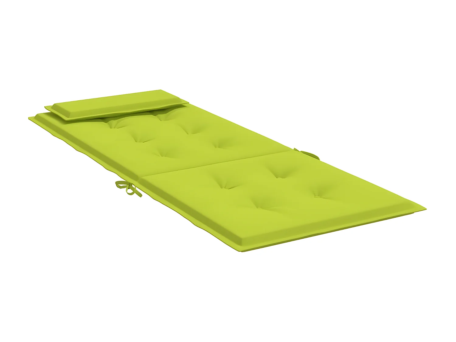 Coussins de chaise à dossier haut Lot de 2 vert vif OFR17971