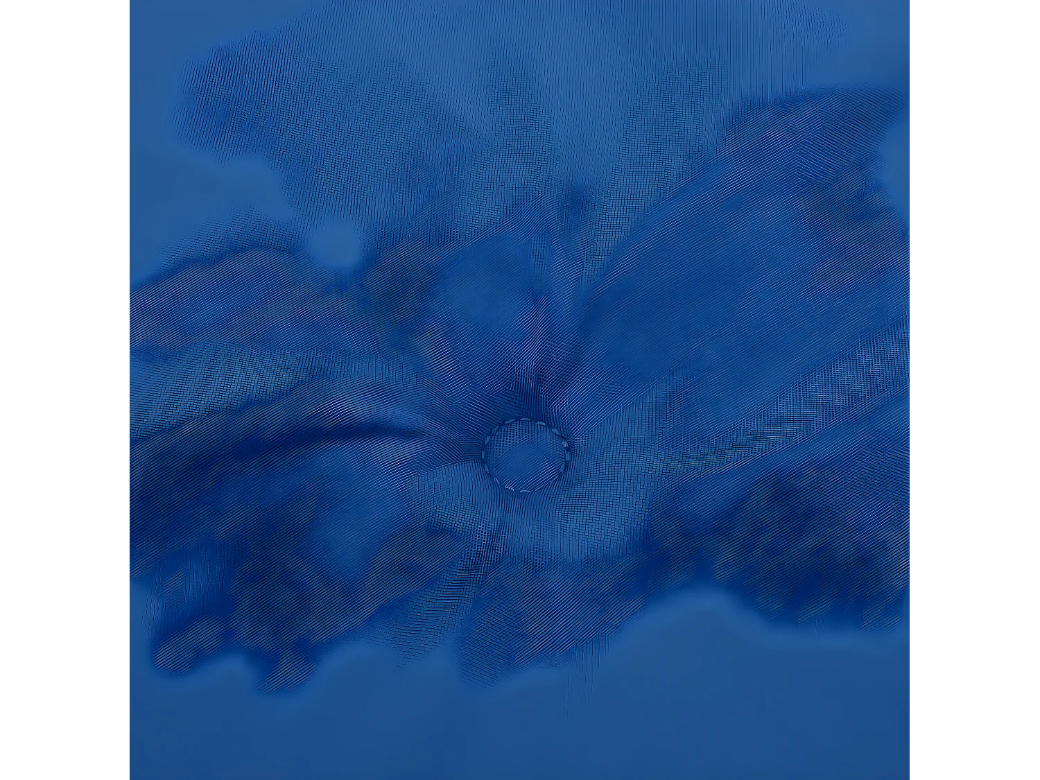 Coussin de banc de jardin bleu royal 180x50x3 cm tissu oxford OFR37377