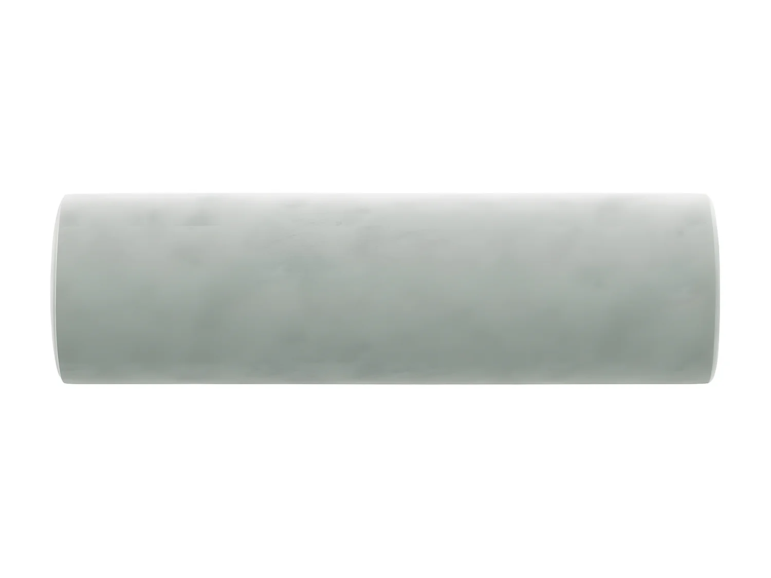 Coussins décoratifs 2 pcs Gris clair Ø15x50 cm Velours OFR64502