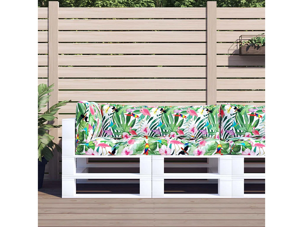 Coussins de palette 3 pcs multicolore tissu Oxford OFR35344