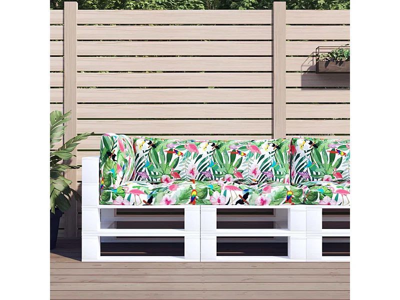 Coussins de palette 3 pcs multicolore tissu Oxford OFR35344