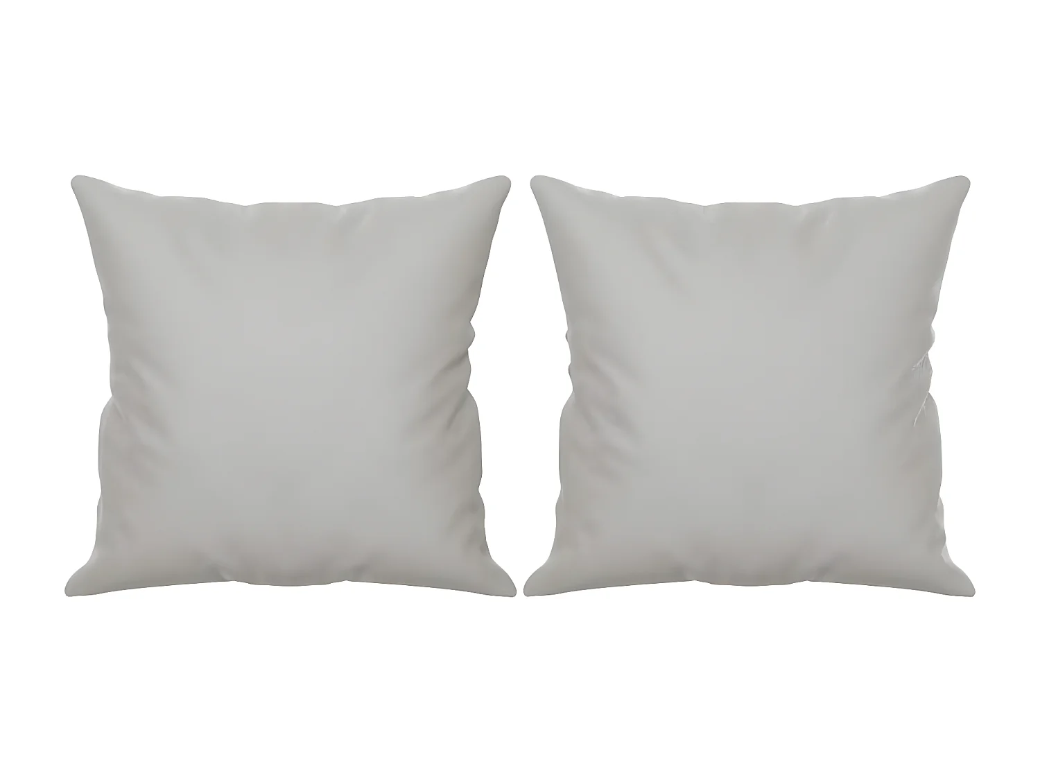 Cojines decorativos 2 uds tela microfibra gris claro 40x40 cm ES920351