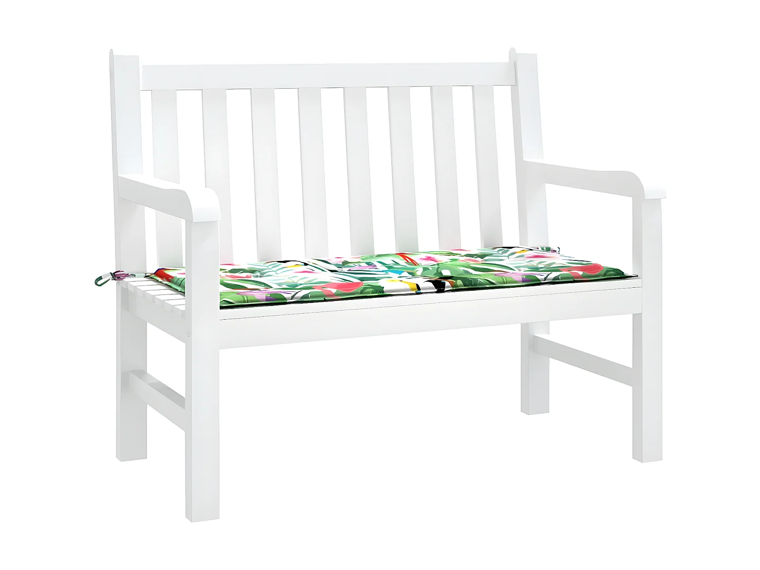 Coussin de banc de jardin multicolore 100x50x3 cm tissu oxford OFR37095
