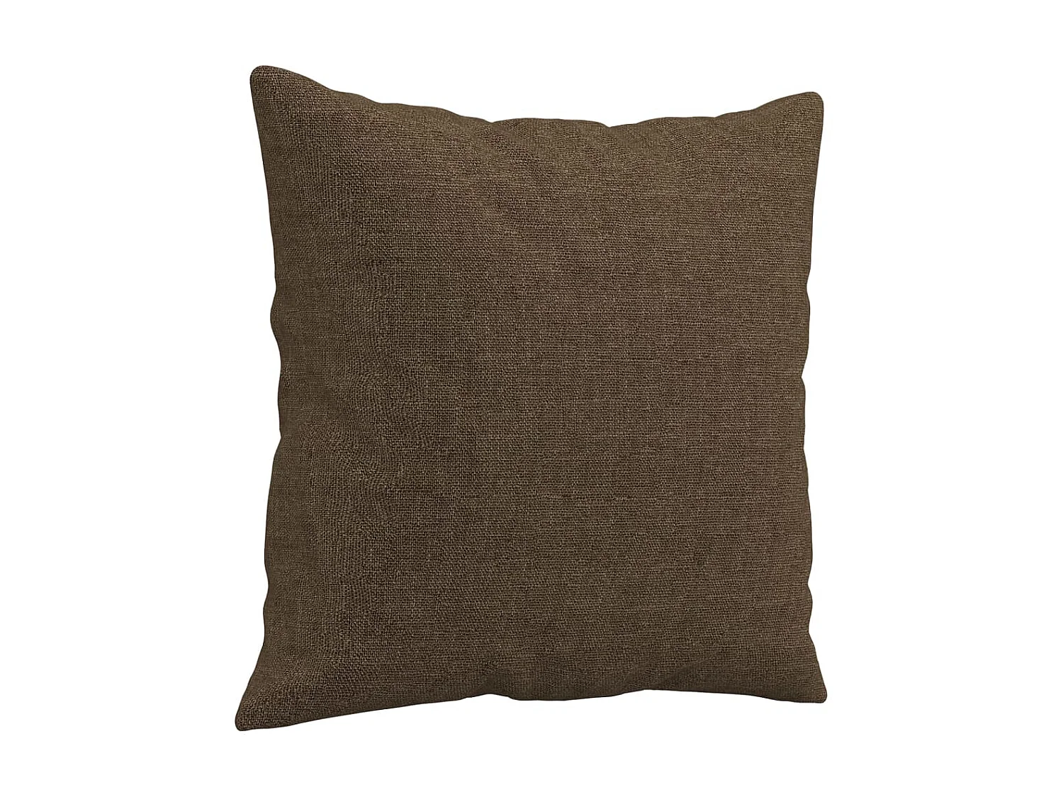 Coussins décoratifs 2 pcs Marron 40x40 cm Tissu OFR81619