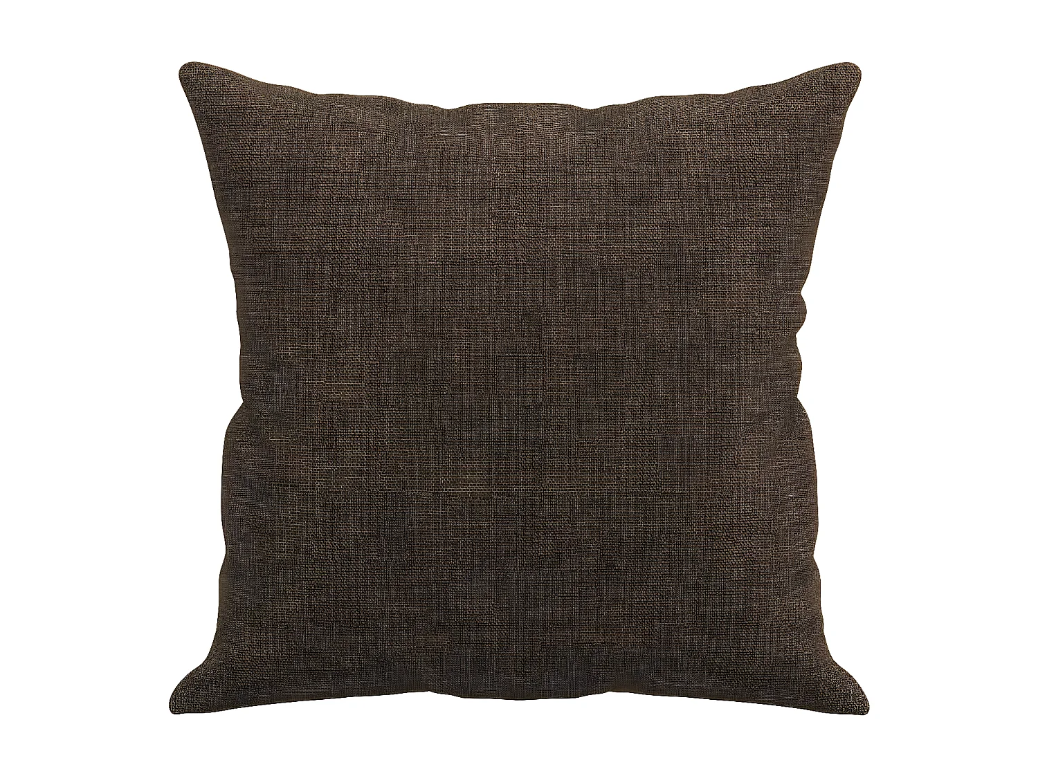 Coussins décoratifs 2 pcs Marron 40x40 cm Tissu OFR81619
