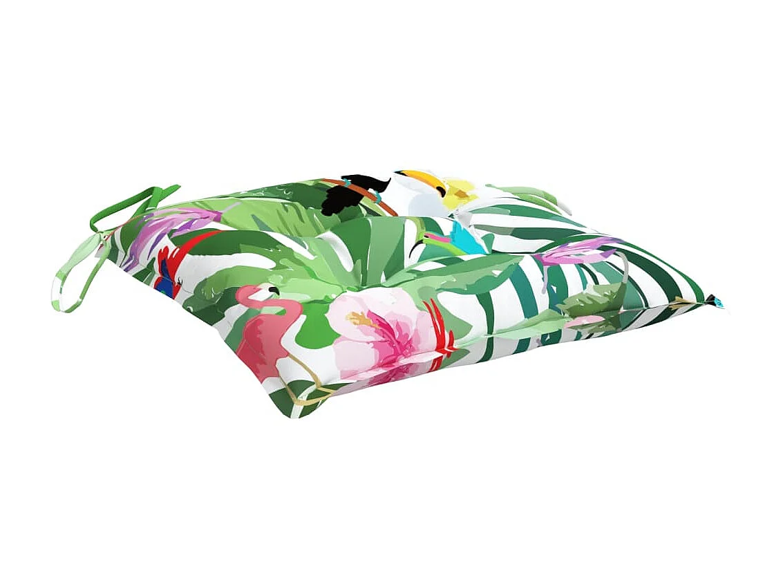 Coussins de chaise 6 pcs multicolore 50x50x7 cm tissu oxford OFR83396