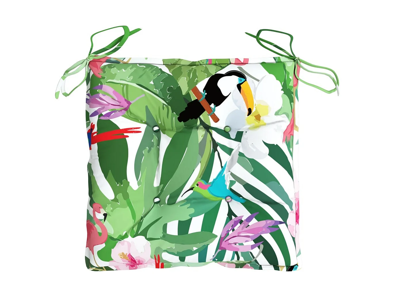 Coussins de chaise 6 pcs multicolore 50x50x7 cm tissu oxford OFR83396