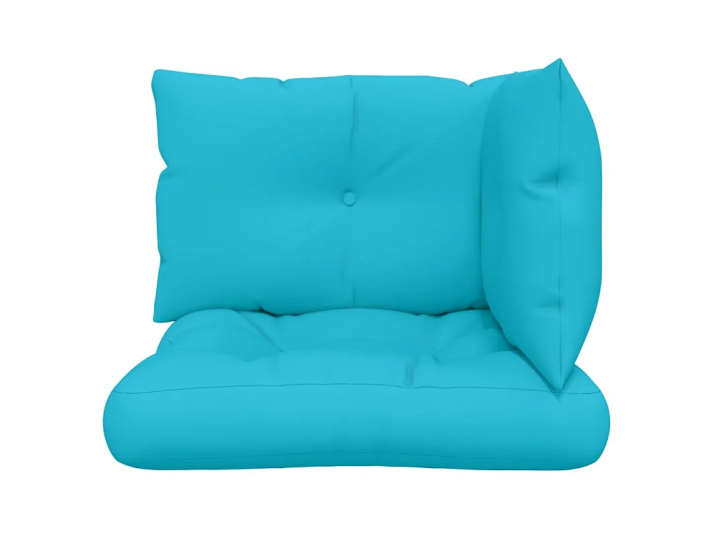 Coussins de palette 3 pcs turquoise tissu Oxford OFR83183