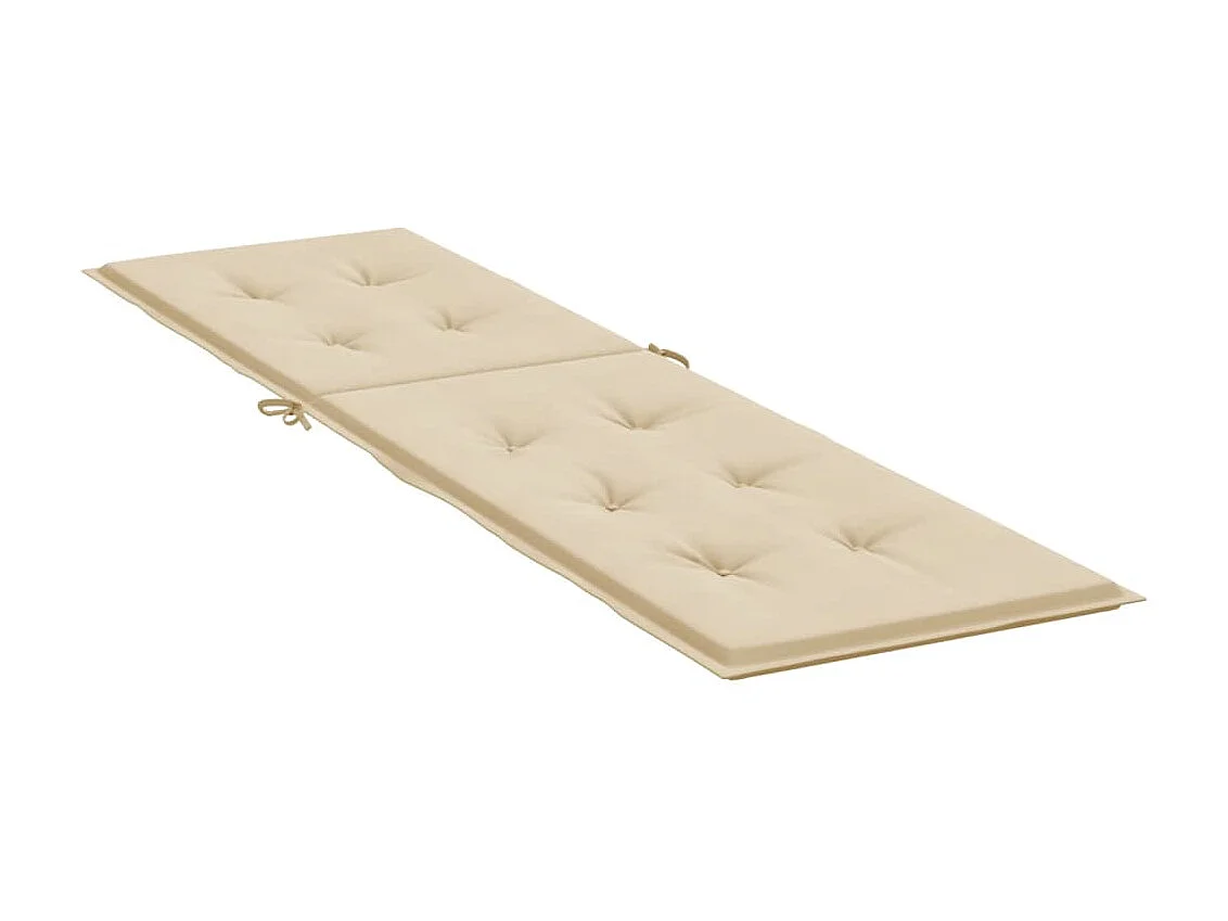 Almofadão para cadeira de terraço (75+105)x50x4 cm bege PT213219