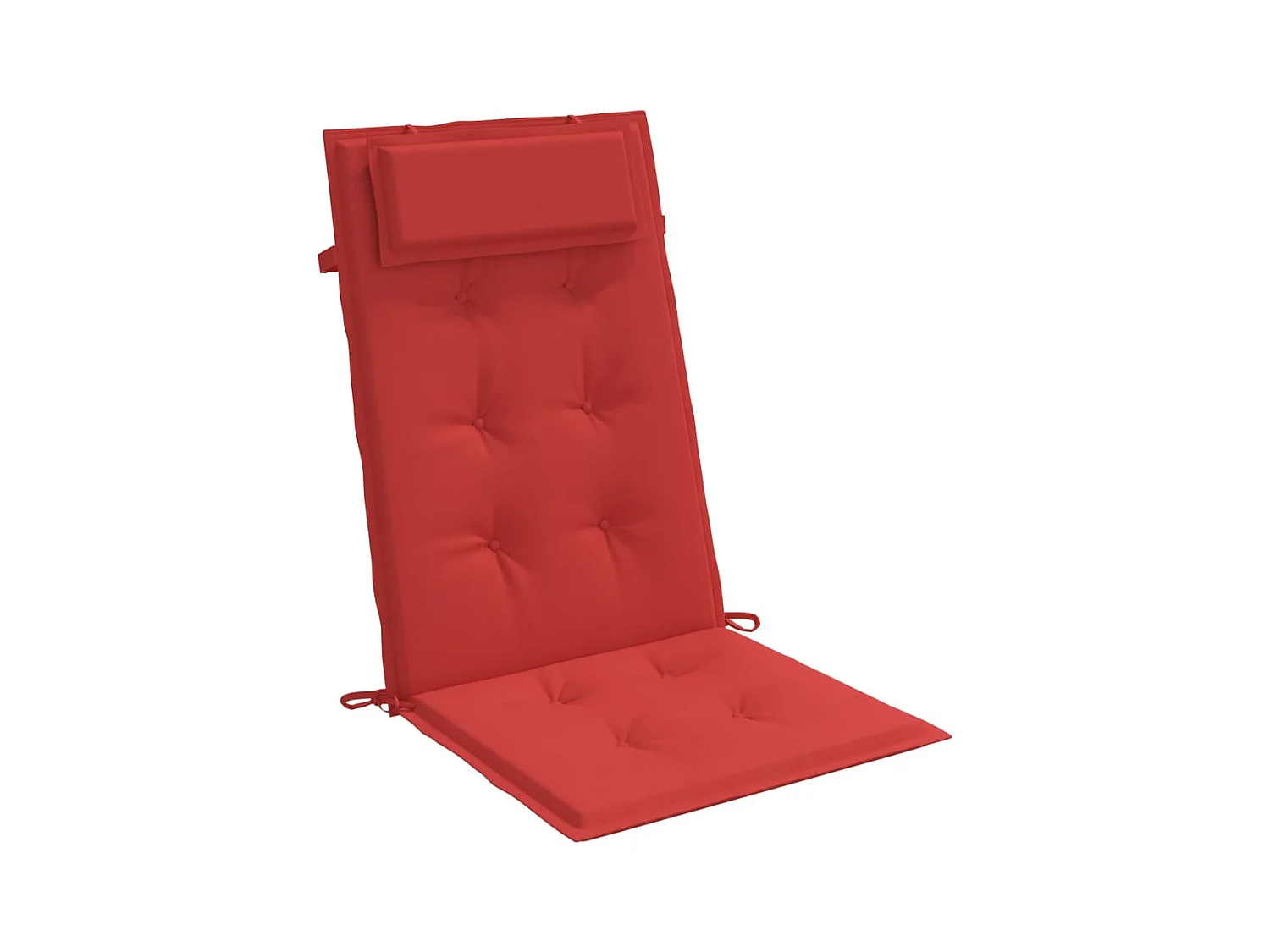 Cojines de silla con respaldo alto 2 uds tela Oxford rojo ES431628