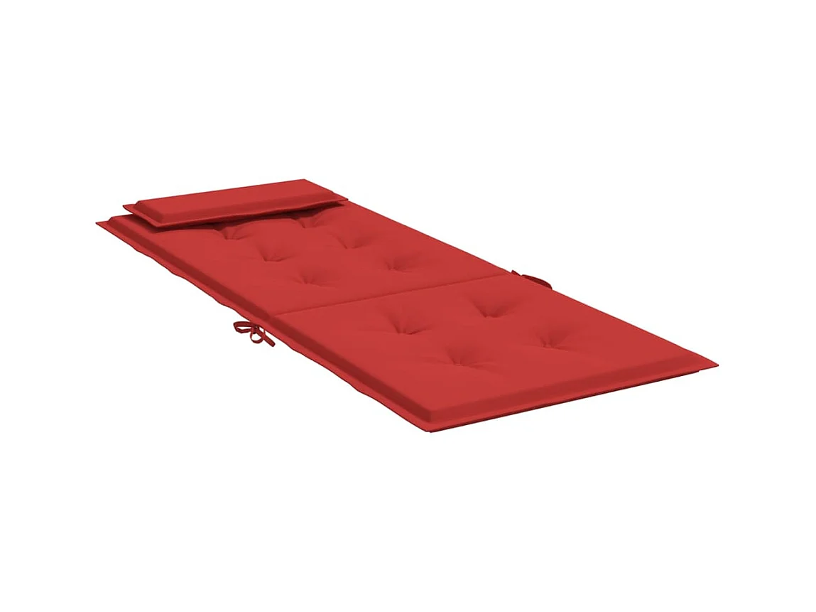 Cojines de silla con respaldo alto 2 uds tela Oxford rojo ES431628