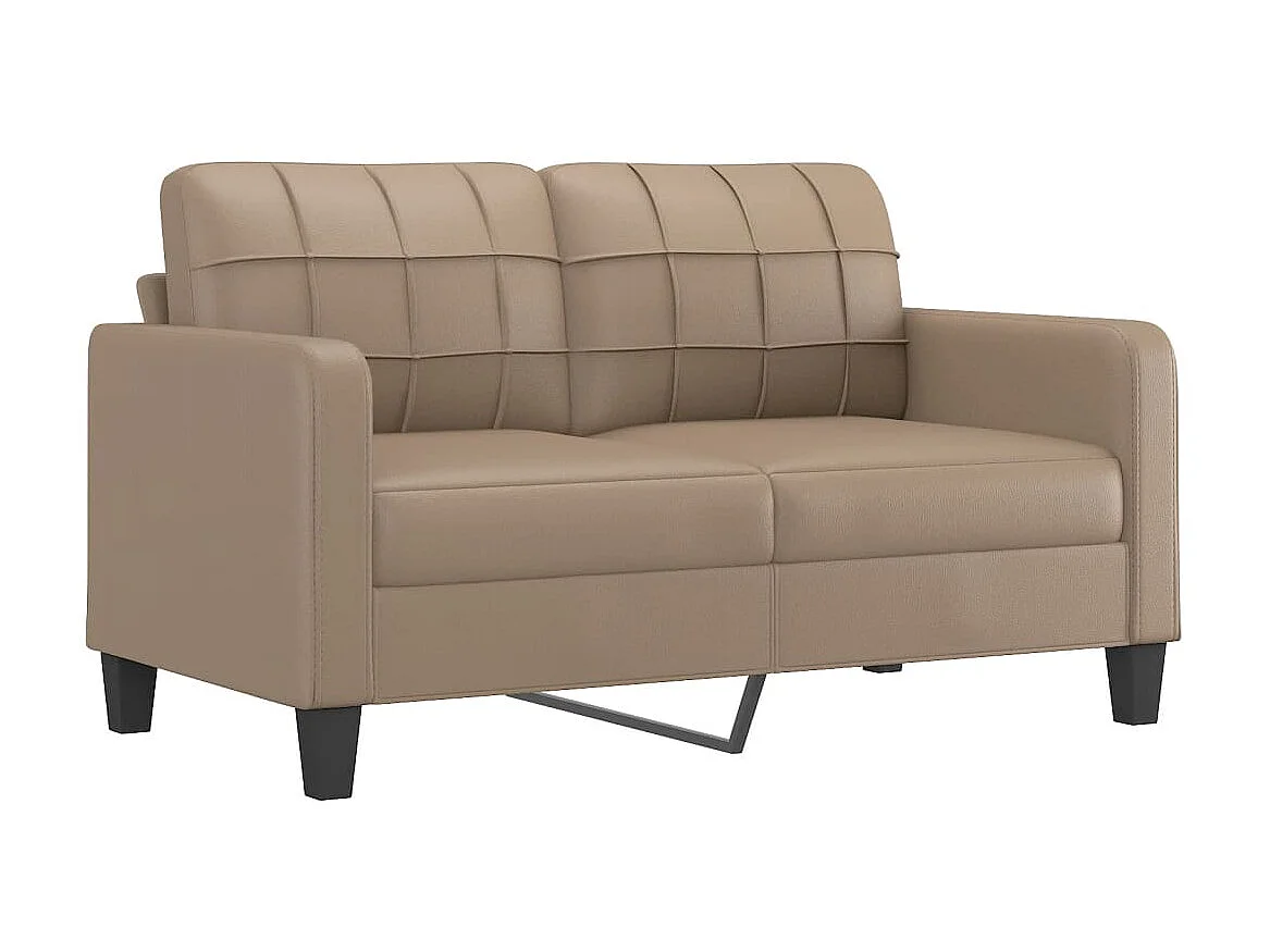 2-delige Loungeset met kussens kunstleer cappuccino NL454270