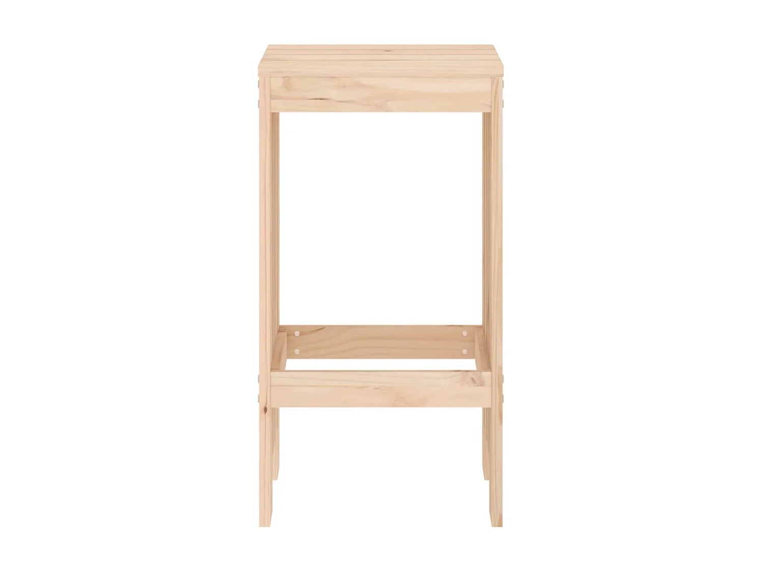 lot de 2 Tabourets de bar 40x36x75 cm bois massif de pin PSA9296