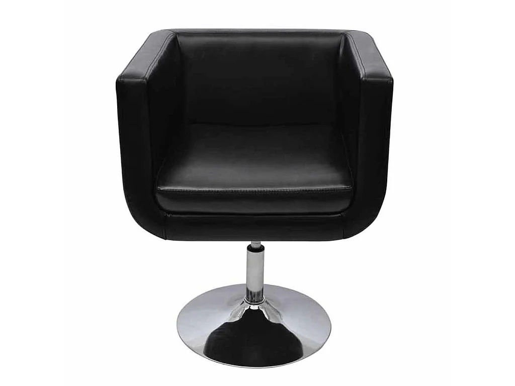 Tabouret de bar Noir Similicuir SEF81988