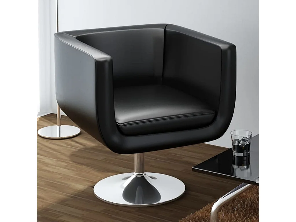 Barstoel kunstleer zwart NL778281