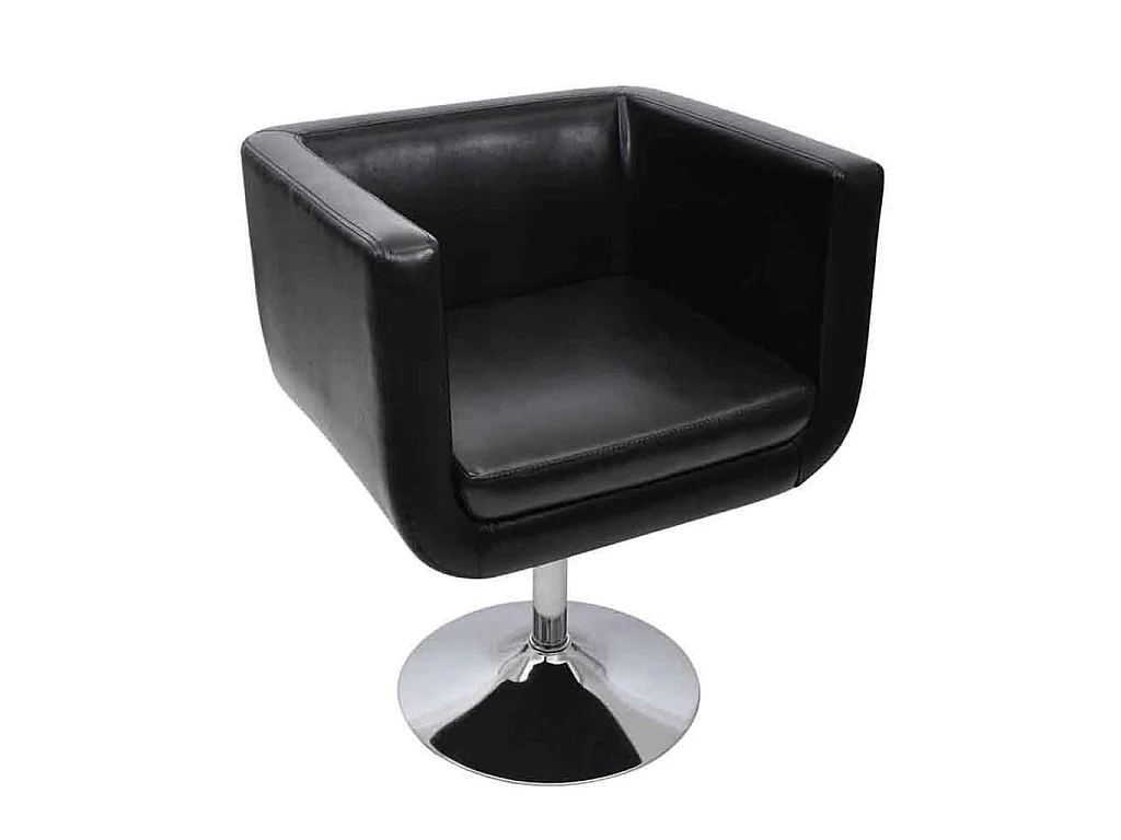 Barstoel kunstleer zwart NL778281