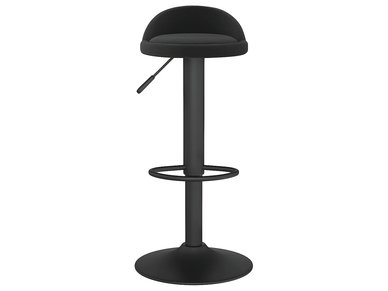 lot de 2 Tabourets de bar Noir Velours SSA4931