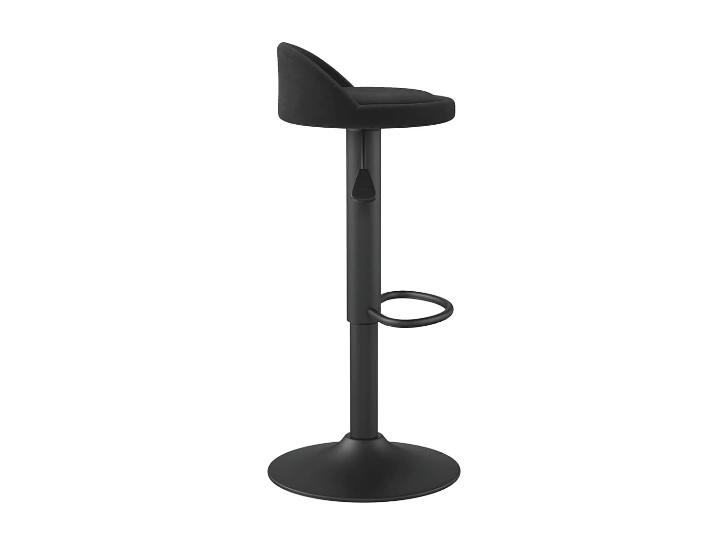 lot de 2 Tabourets de bar Noir Velours SSA4931