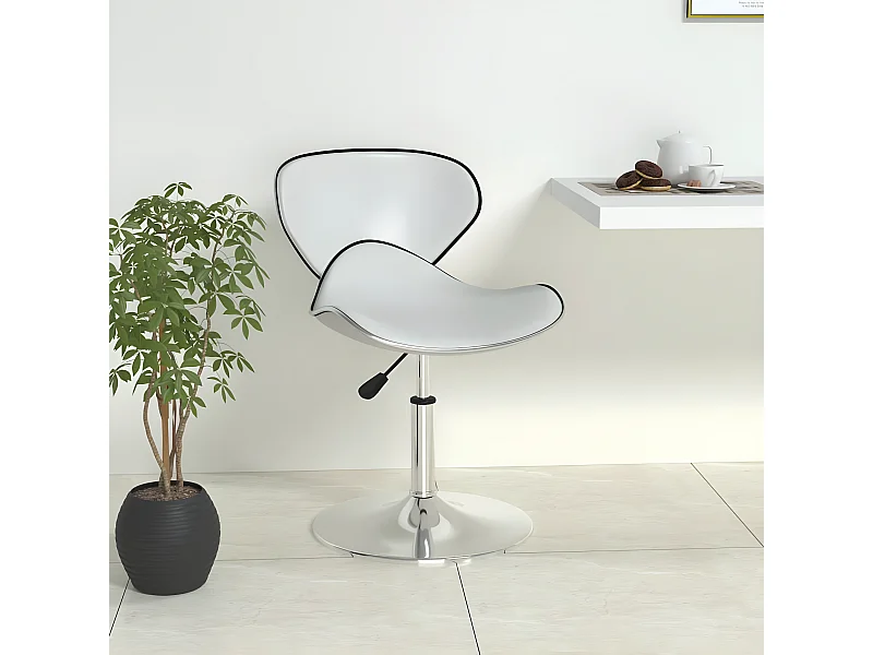 Tabouret de bar Blanc Similicuir SSA6751