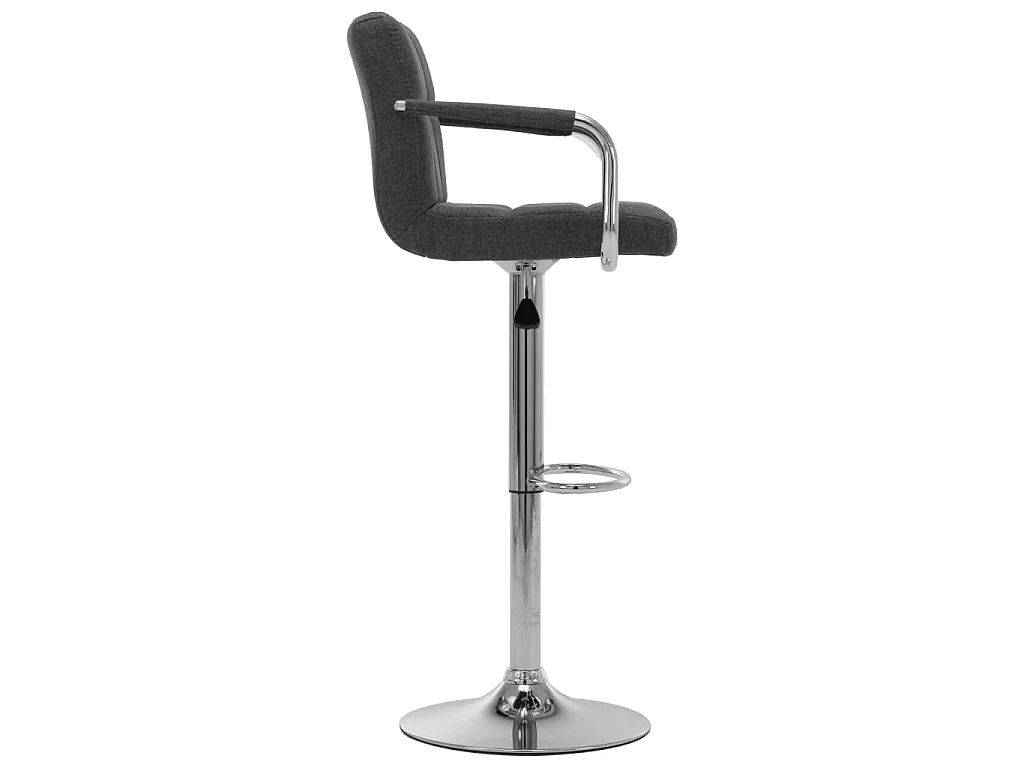 Barstoelen 2 st stof donkergrijs NL930229