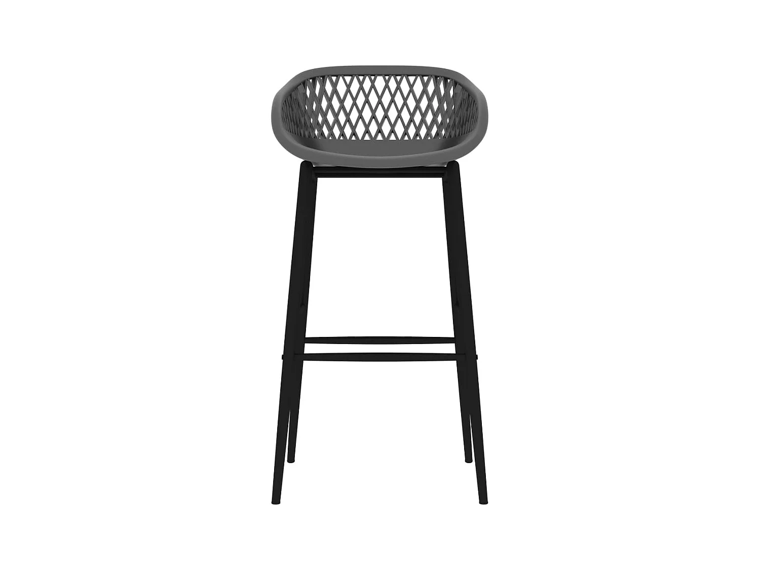 lot de 4 Tabourets de bar gris LSJ6236