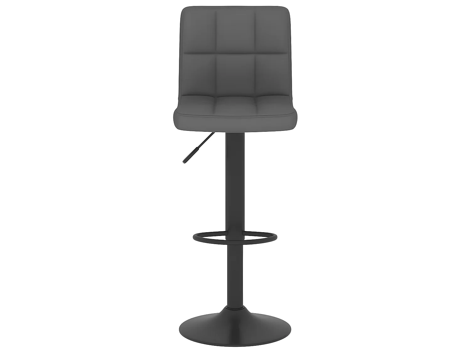 Tabouret de bar Gris foncé Tissu SSA1785