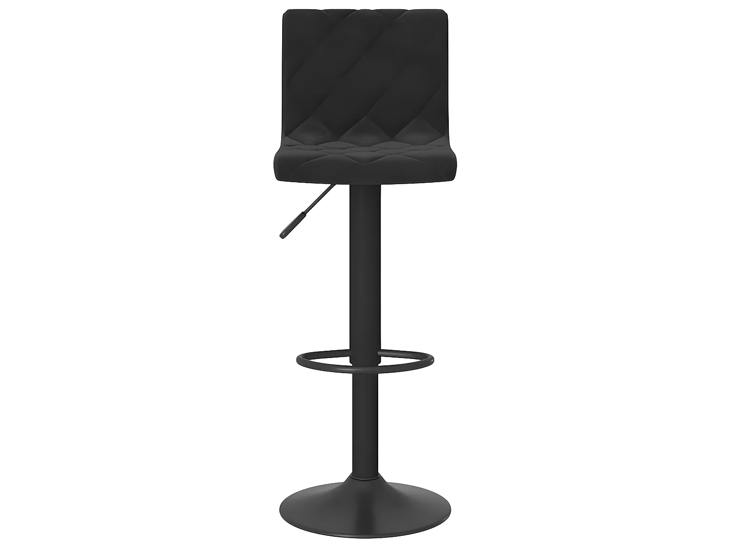 lot de 2 Tabourets de bar Noir Velours SSA9952