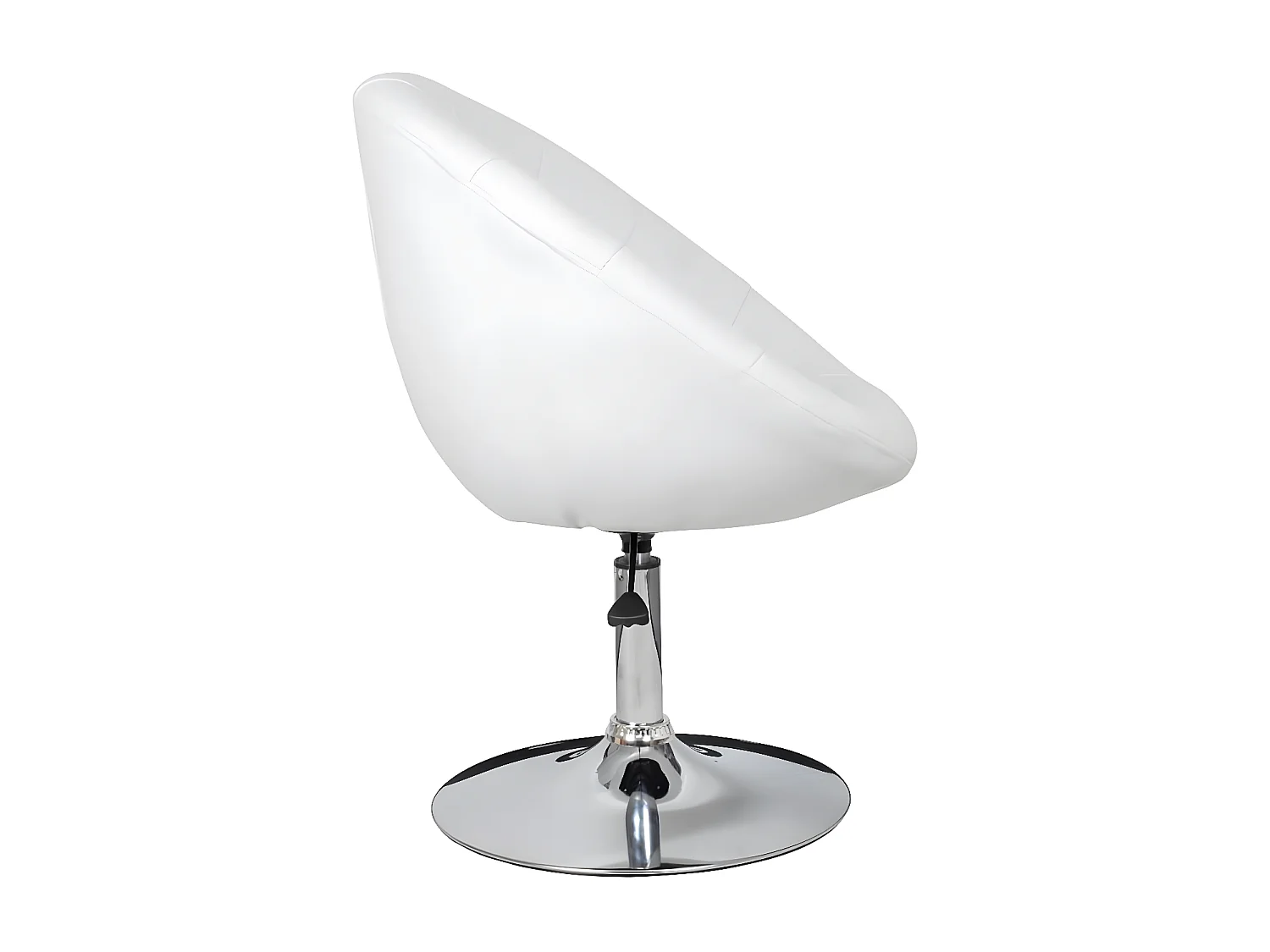 Tabourets de bar lot de 2 blanc similicuir SEF54819