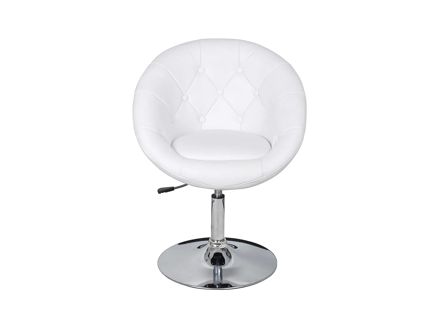Tabourets de bar lot de 2 blanc similicuir SEF54819