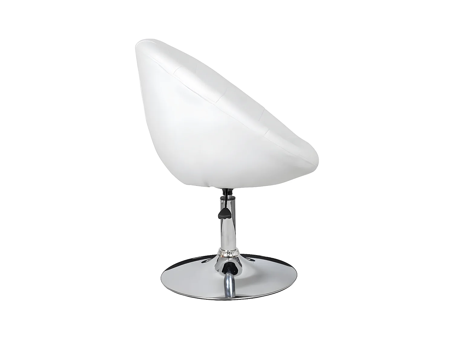 Tabourets de bar lot de 2 blanc similicuir SEF54819