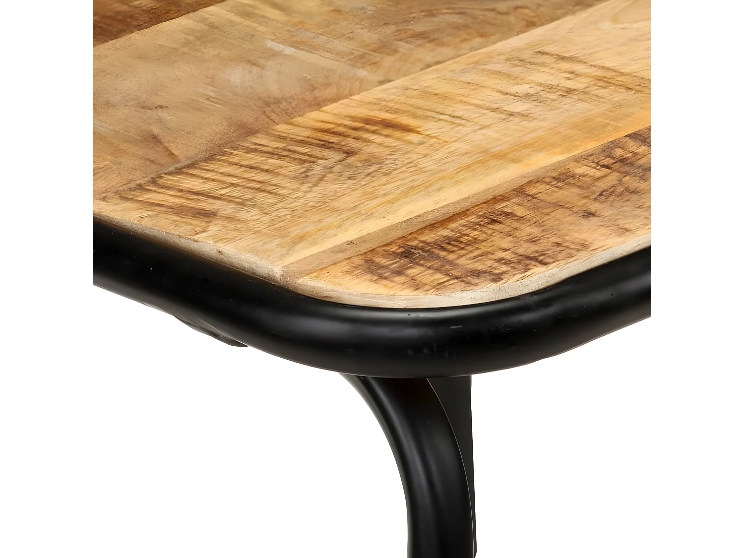 Tabourets de bar lot de 4 bois de manguier solide SEF31656