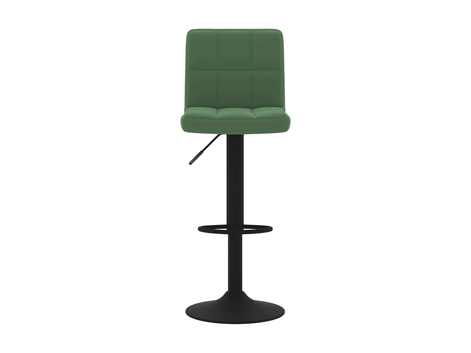 lot de 2 Tabourets de bar vert foncé velours SSA4781