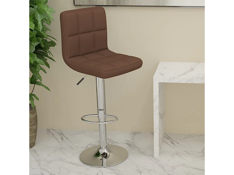 Tabouret de bar Marron Tissu SSA3670