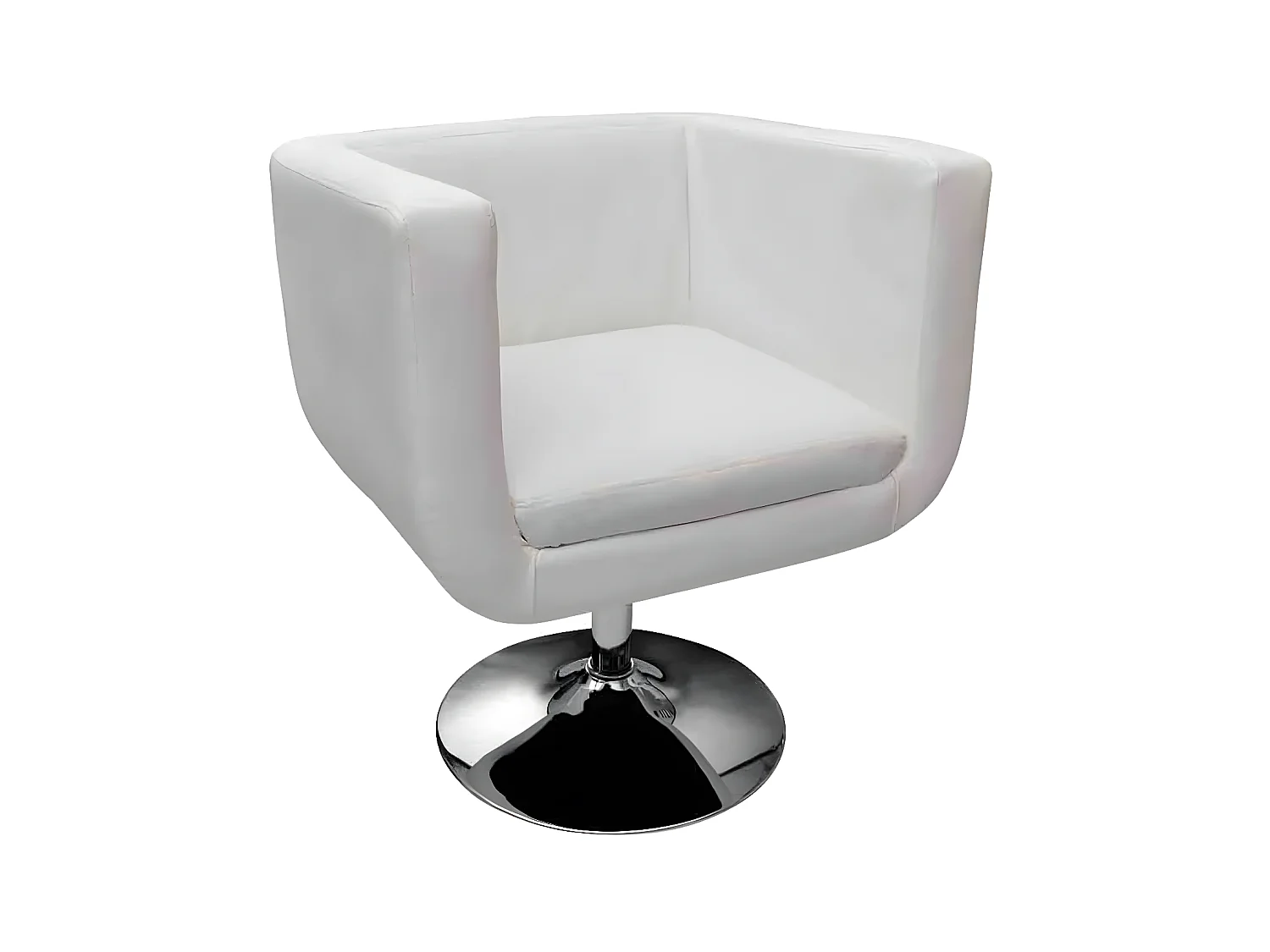 Tabouret de bar Blanc Similicuir SEF30702