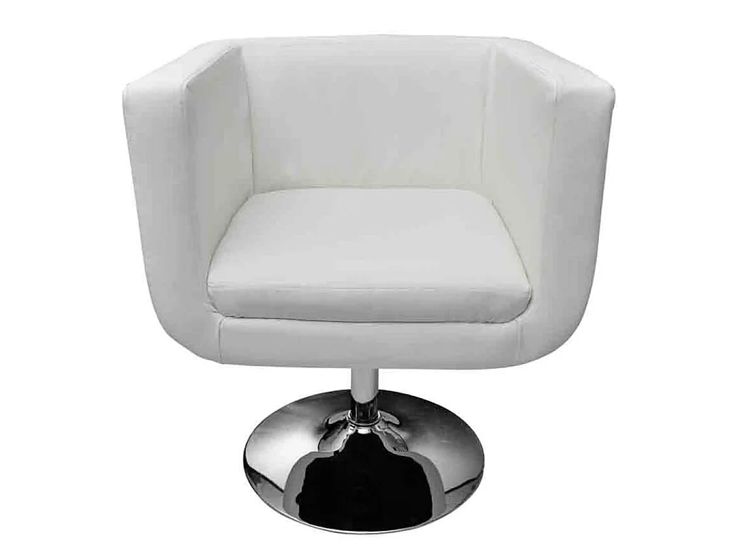 Tabouret de bar Blanc Similicuir SEF30702