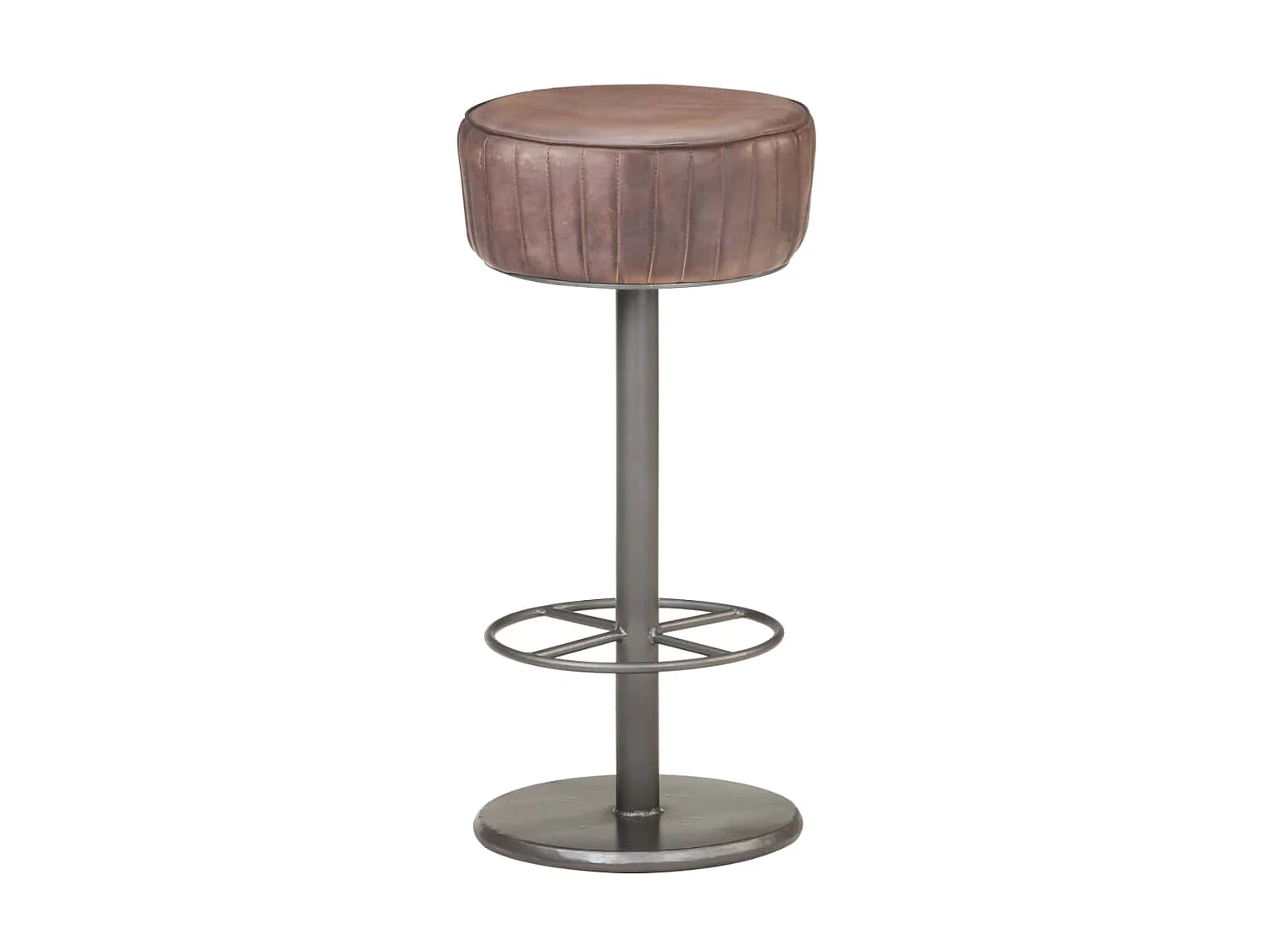 Tabouret de bar Marron Cuir véritable SSA8579